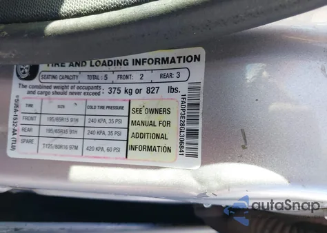 2016 Ford Focus S z USA, uszkodzony, nr VIN 1FADP3E28GL306841